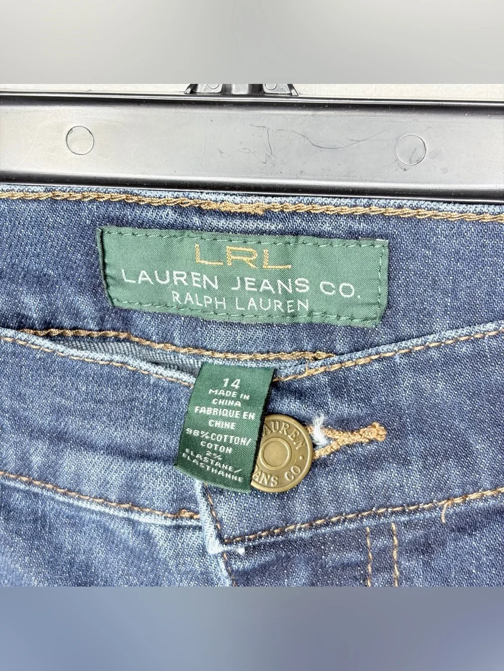 Lauren Ralph Lauren Mid Rise Straight Jeans